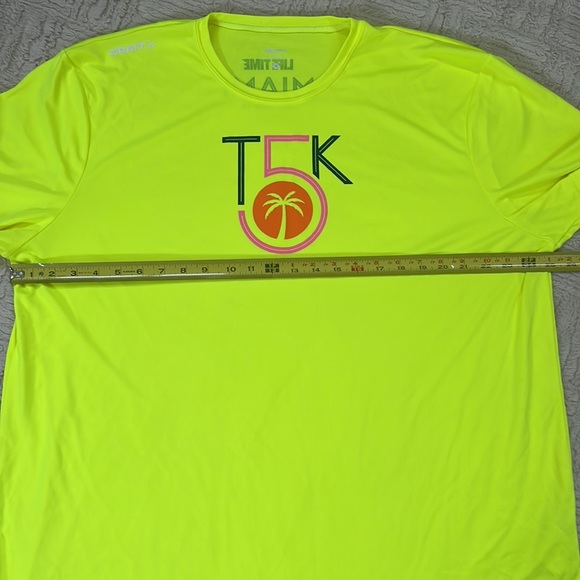 Craft short sleeve t-shirt, Lifetime Miami Tropical 5k
Size XXL, New condition - Picture 16 of 16